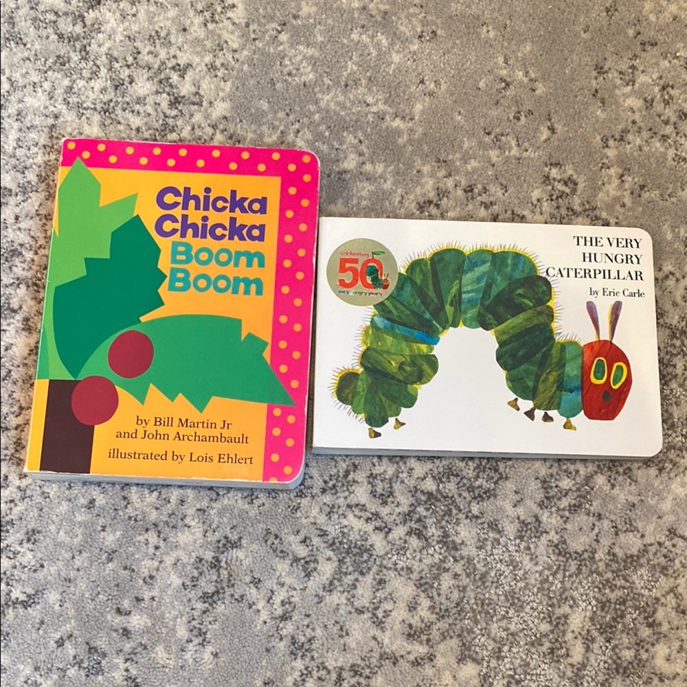 Chicka Chicka Boom Boom & The Very Hungry Caterpillar Book Set